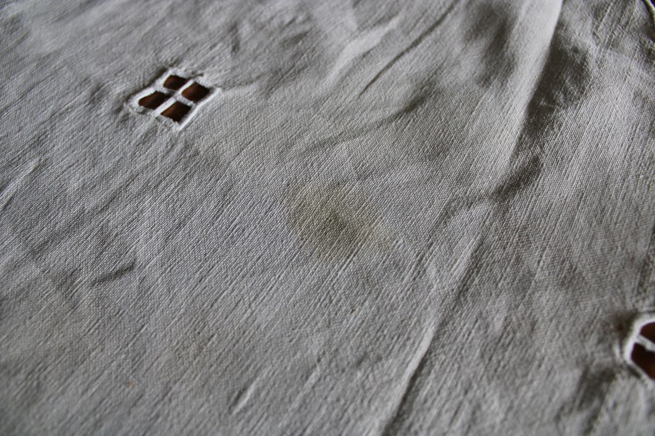 Old tablecloth