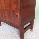 Storage cabinet in rosewood of rio by Andre Monpoix