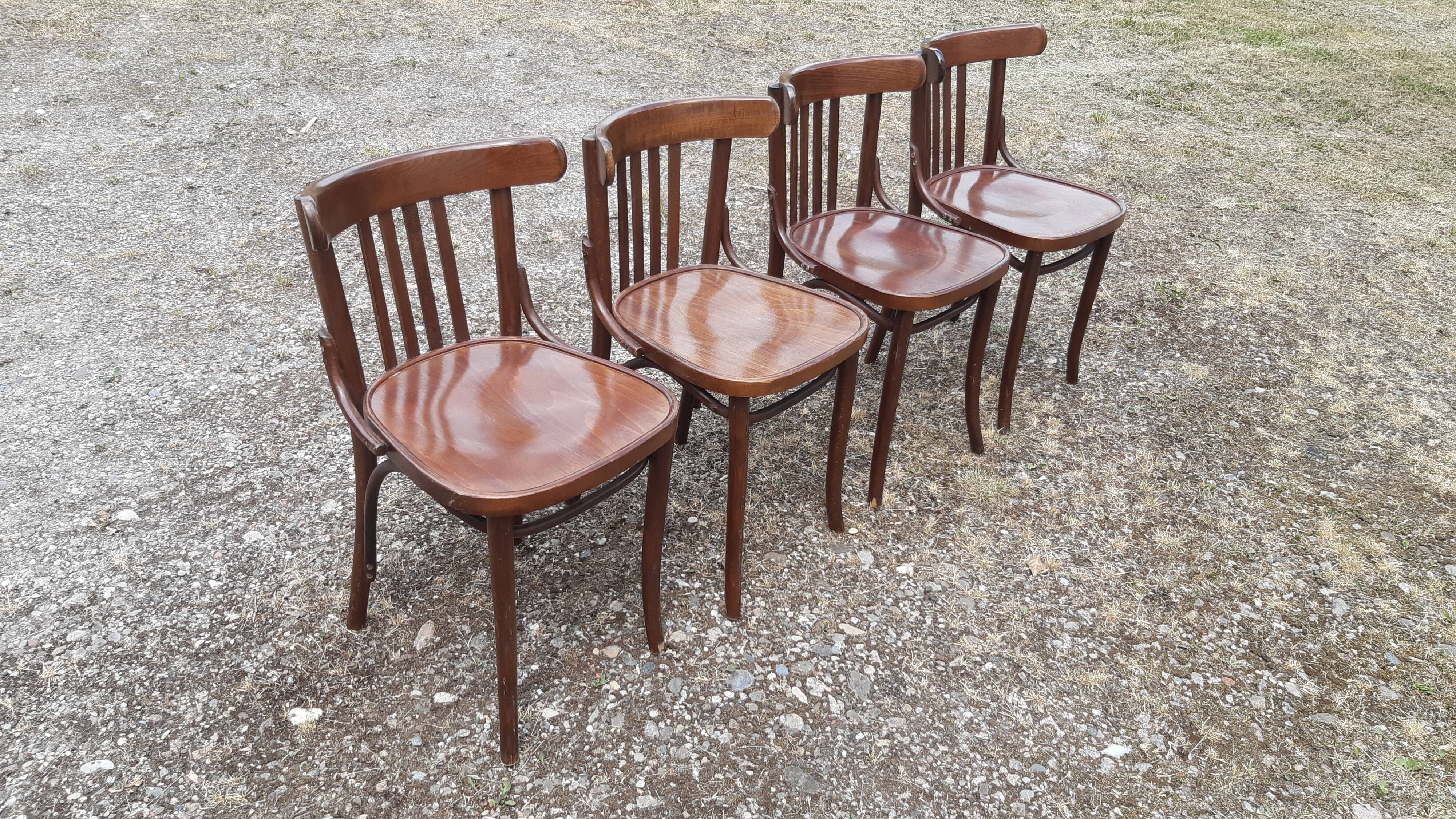 Set of 4 bistro chairs