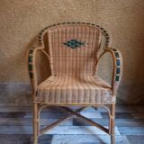 Adult rattan armchair