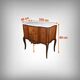 Commode sauteuse en marqueterie, style Transition Louis XV - Louis XVI – milieu XXe