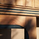 Two-piece wooden sideboard