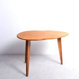 Tripod coffee table, solid oak, Steiner edition