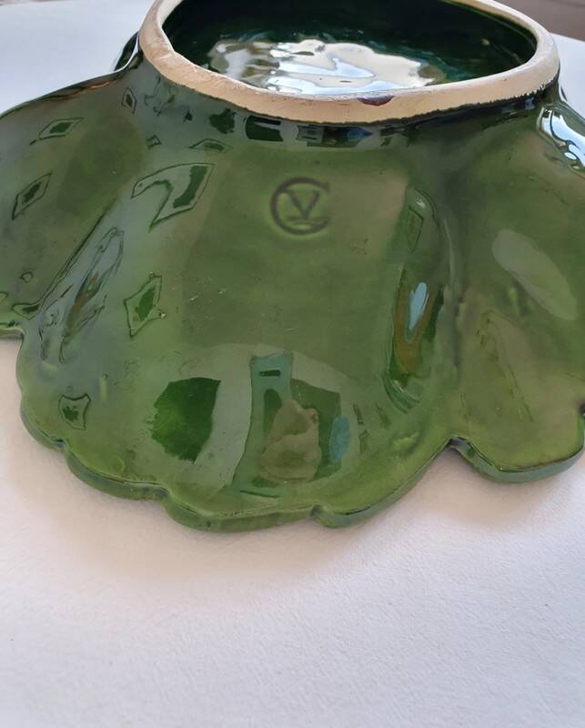 Vallauris ceramic fruit bowl
