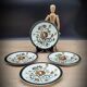 Set 4 plates Boch Argenteuil