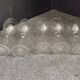 set of 5 crystal wine glasses by Anna Ehrner