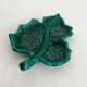 Vallauris green leaf slip bowl