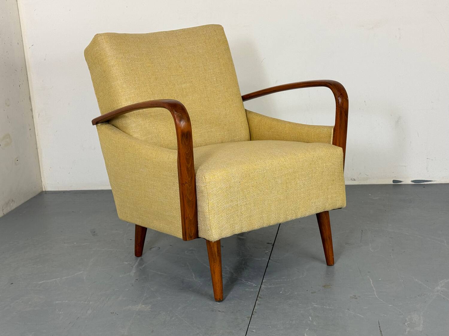Fauteuil de salon moderniste du milieu du siècle, années 1950