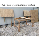 Stripped and extendable farm table