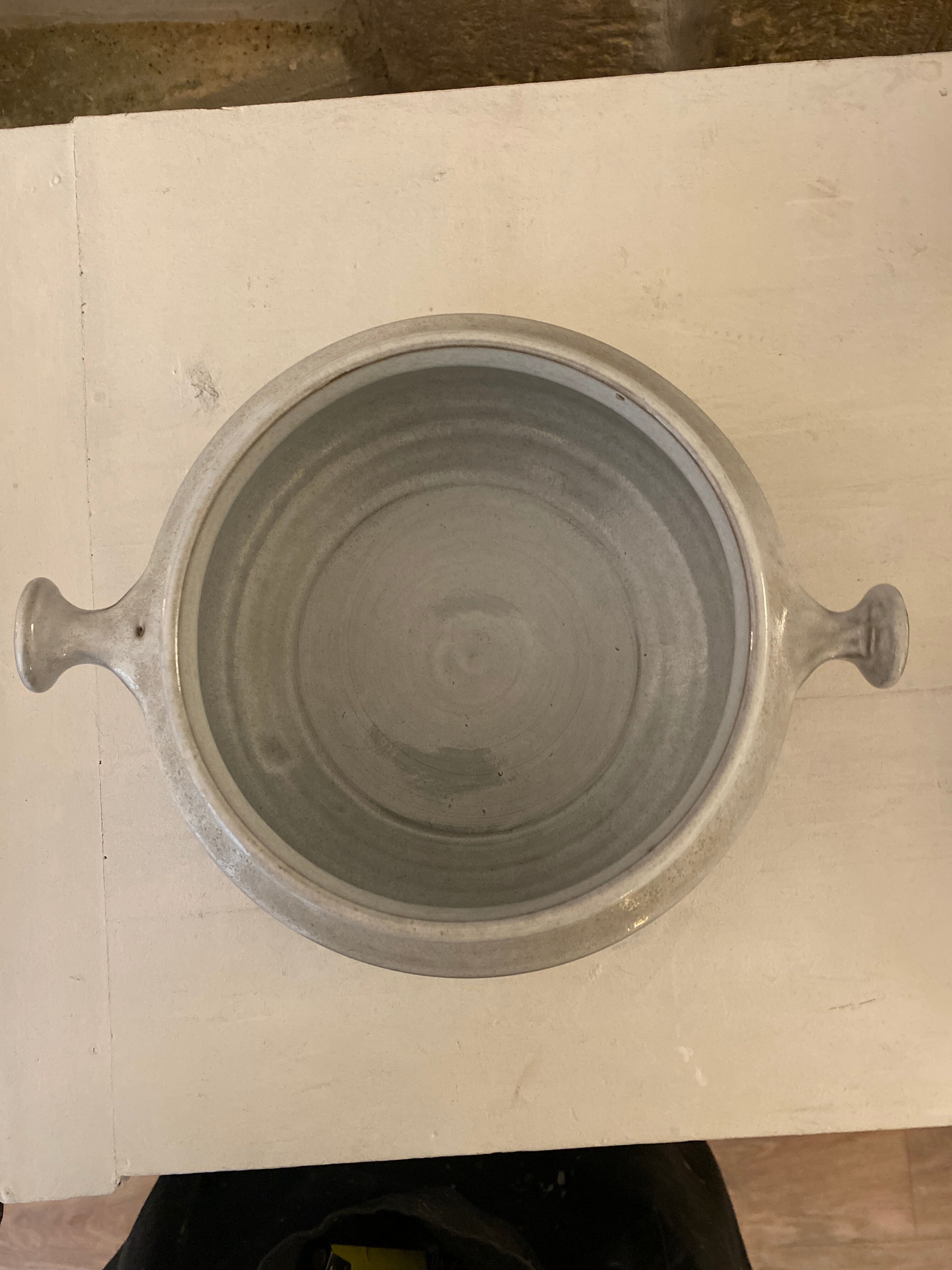 Ceramic pottery, white soup tureen