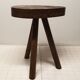 Wooden tripod stool