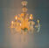Venetian chandelier in gilded Murano glass, circa 1950