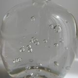 Soliflore vase in bubbled glass