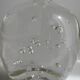 Vase soliflore en verre bullé