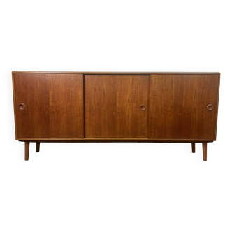 Large vintage Scandinavian 3-door sideboard in teak, 1960s