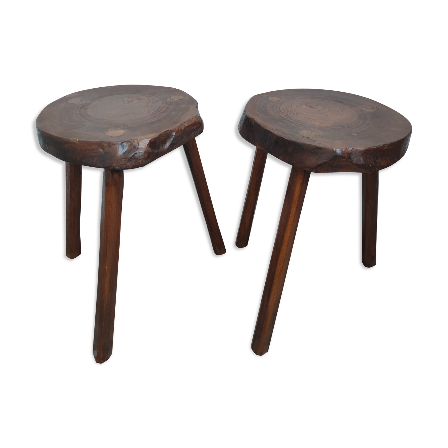 2 farm stools