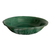 Saladier, coupe à fruits en céramique verte