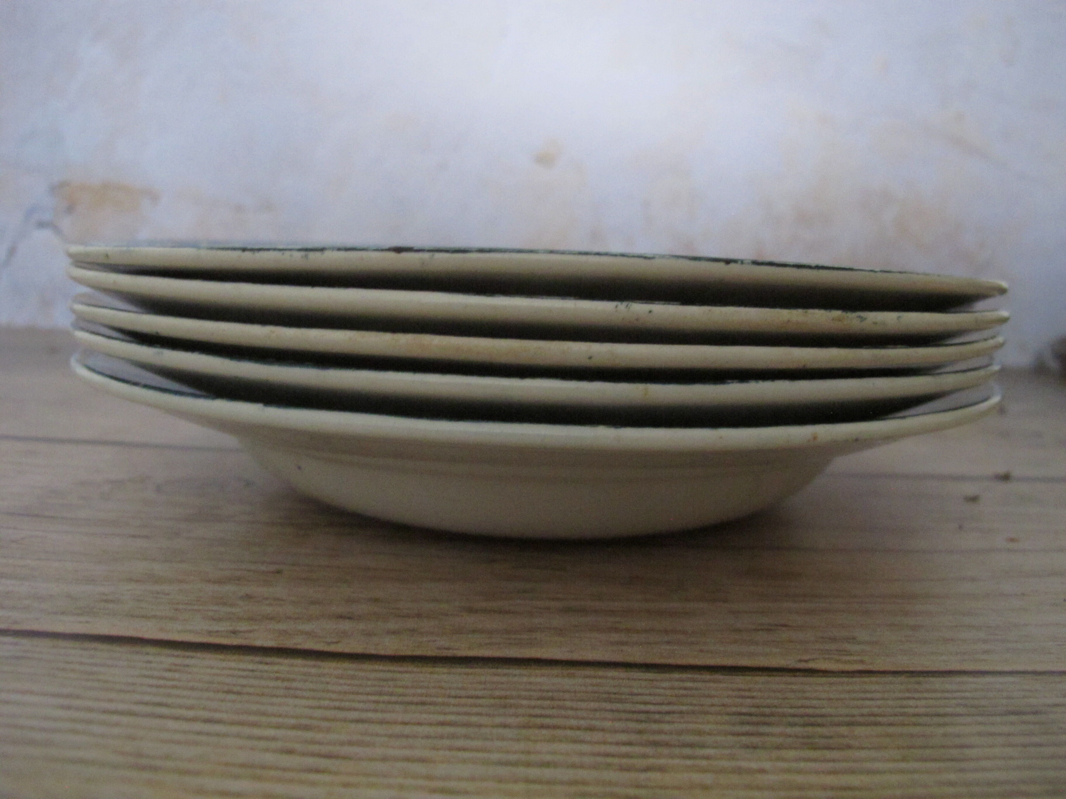 5 hollow plates in iron earth of Badonviller