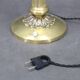 1930s Secession brass and glass dual desk lamp, Czechoslovakia