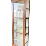 Antique display cabinet, small dresser, antique glass-fronted bookcase.