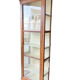 Antique display cabinet, small dresser, antique glass-fronted bookcase.