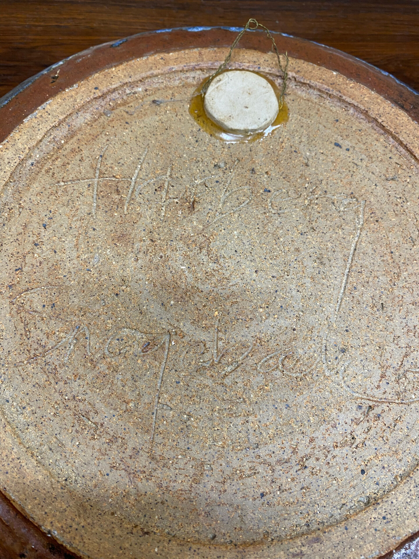 Vintage Bornholm Stoneware Plate