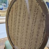 Miroir ovale biseauté