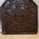 Plaque de cheminée ancienne fin 19ème