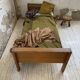 Daybed bed L06A in solid elm Chapo