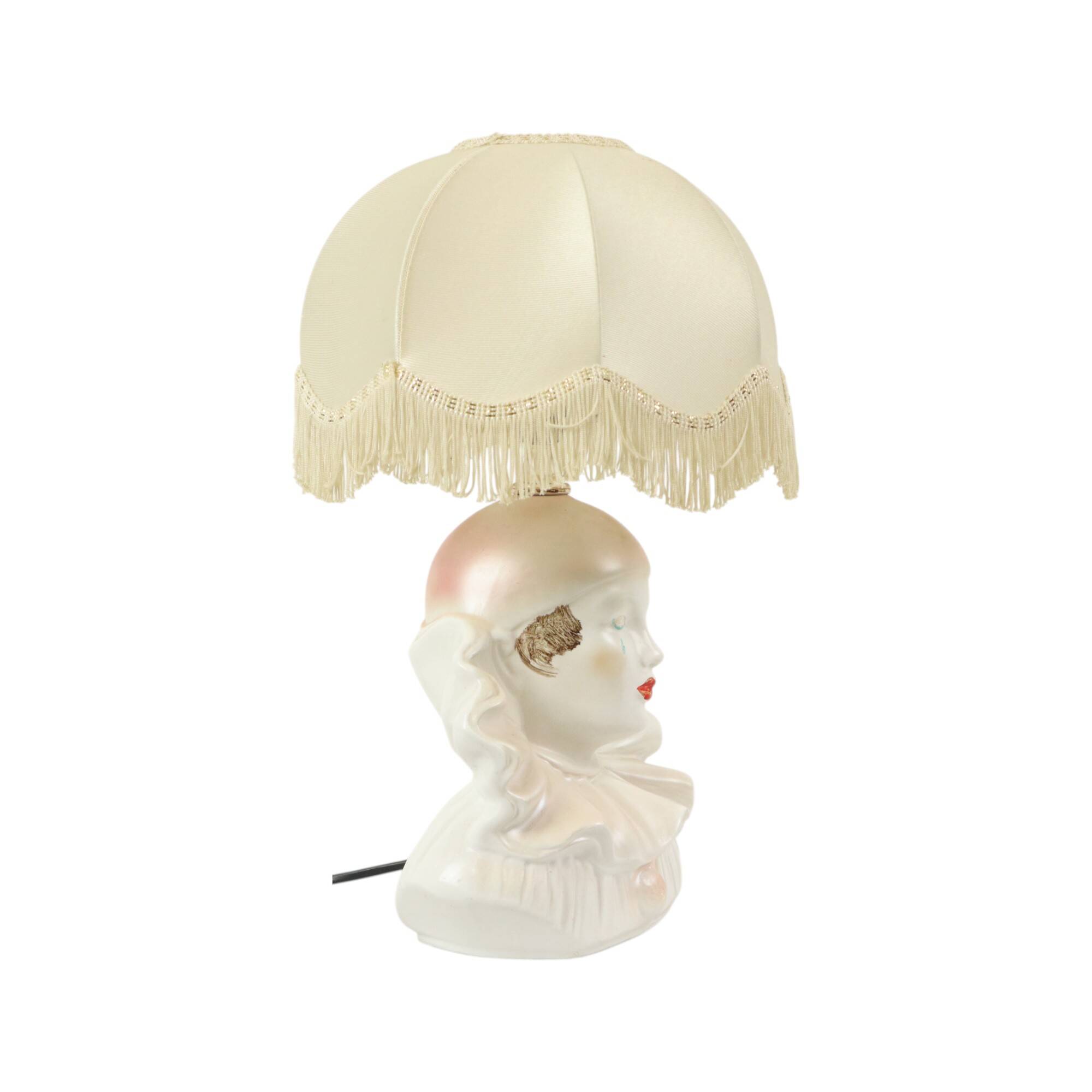 1970s Pierrot Lamp Table Lamp Lacquered Resin France