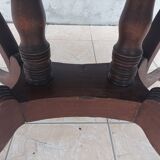English drop-leaf table in mahogany from the 19th century.