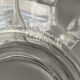 Val Saint Lambert Crystal Fruit Bowl | Silver Rim | Art Deco