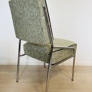Chromed Bauhaus dining chair from Hungary, 1960s