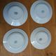 4 mismatched flat plates Terre de fer Moulin des Loups and Hamage
