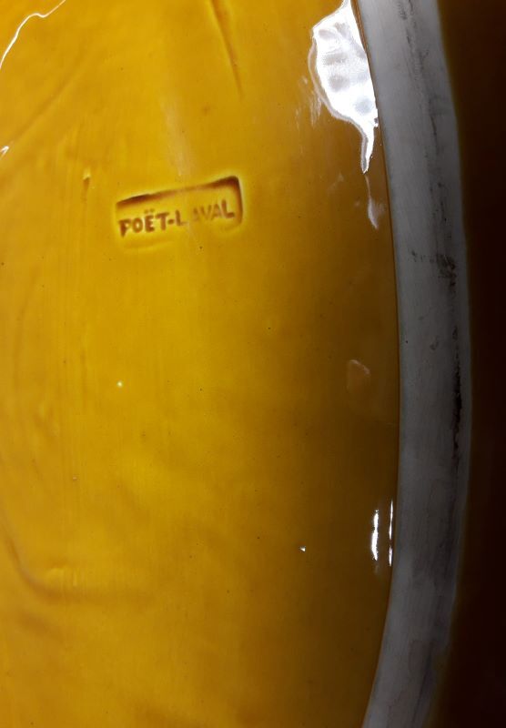 Zoomorphic fish plate Poet Laval