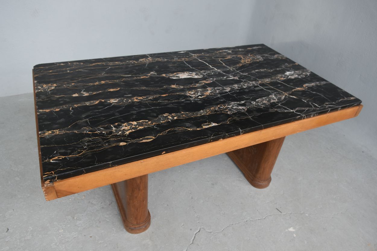 Dining room table 1940 rosewood tray in portr