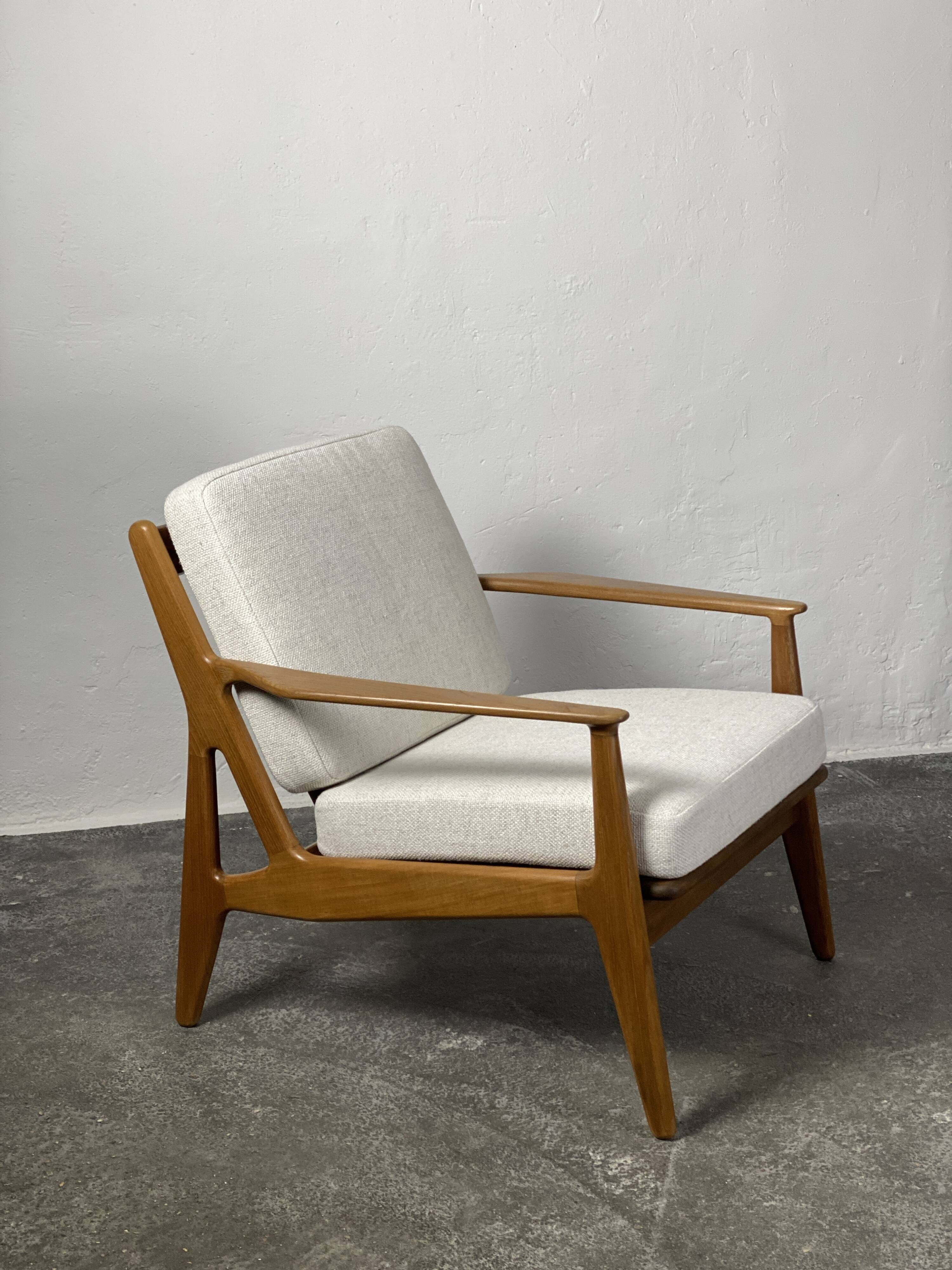 Lounge Chair Arne Vodder – Model No. 6 – Teak – Denmark, 1960s