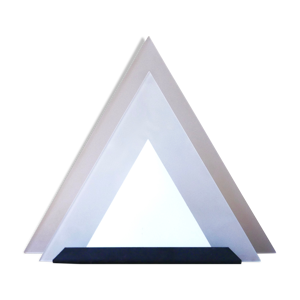 lampe pyramide en verre