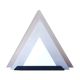 Lampe pyramide en verre années 80