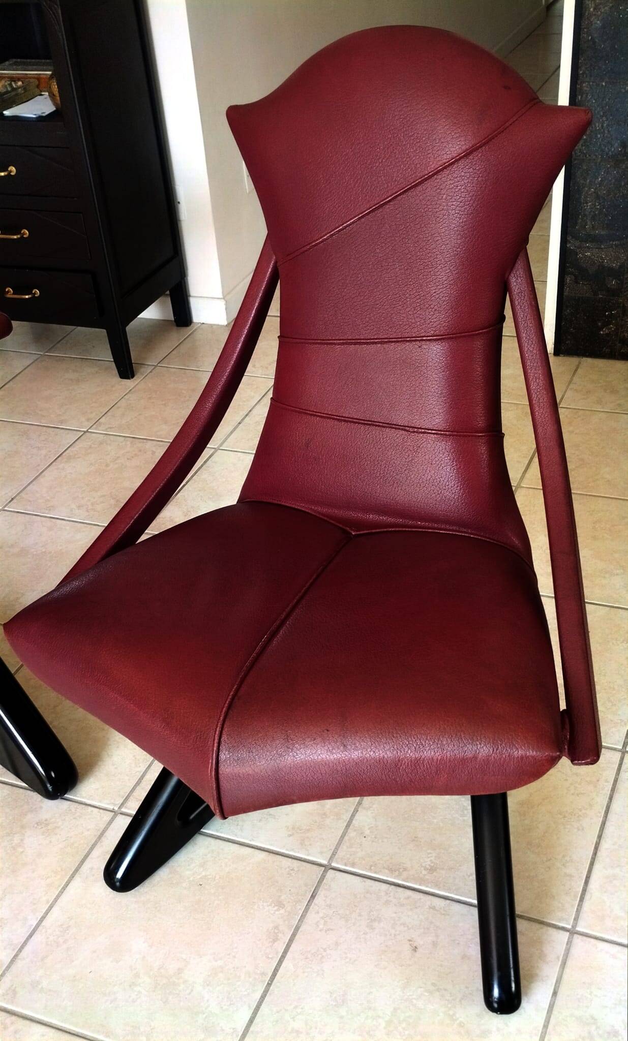 Desk and chairs franck poyeton