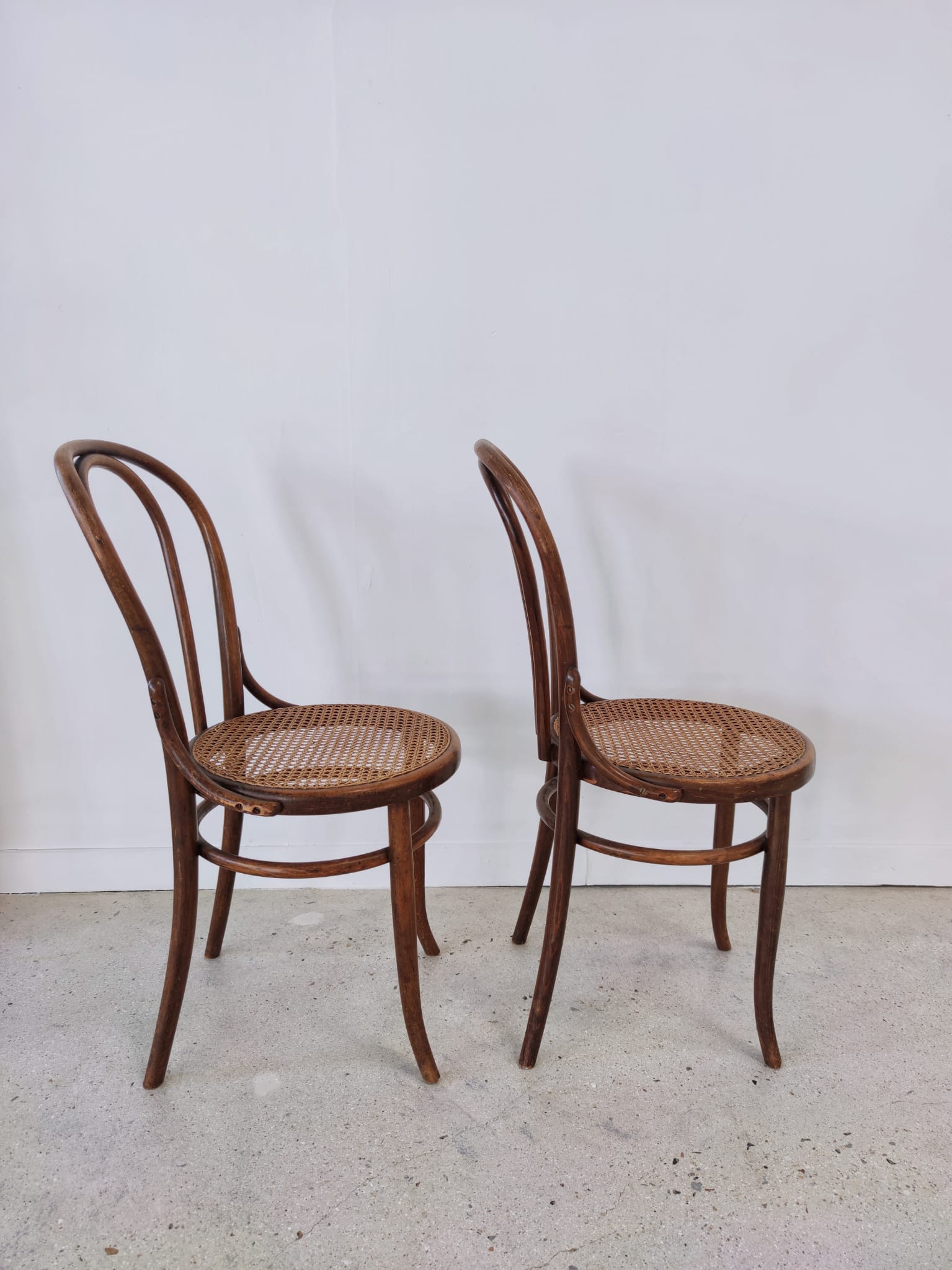 Pair of chairs cannée Fischel bistro