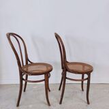 Pair of chairs cannée Fischel bistro