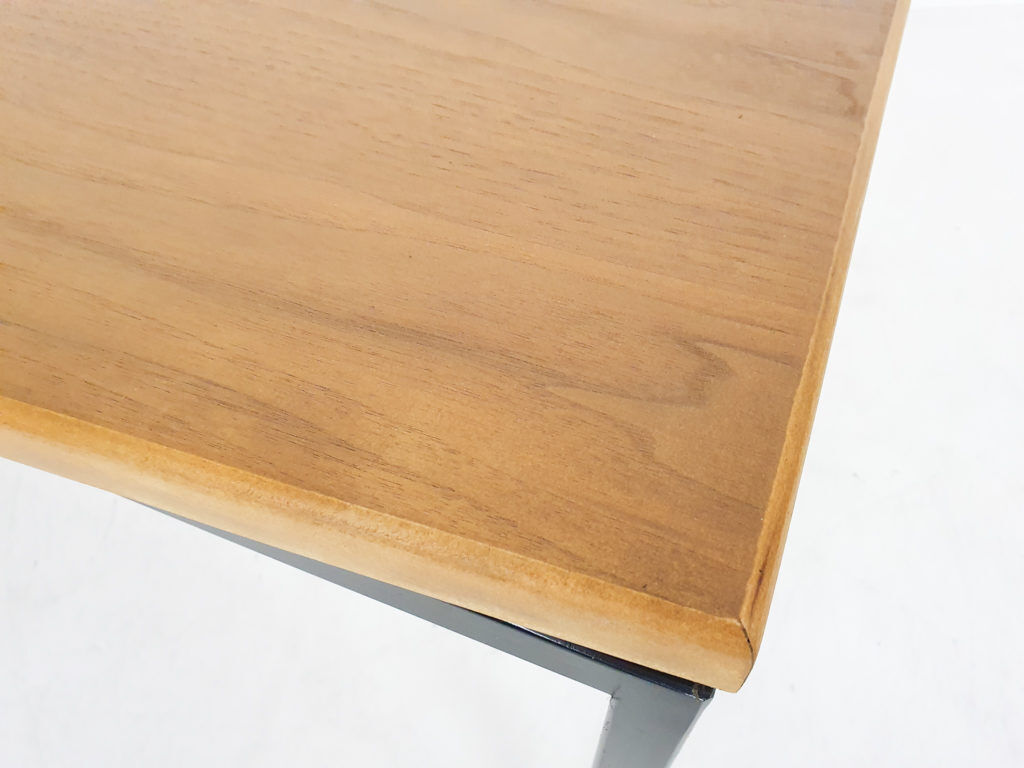 Mid-century teak and metal side table, The Netherlands 1960's