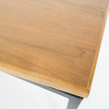 Mid-century teak and metal side table, The Netherlands 1960's