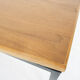 Mid-century teak and metal side table, The Netherlands 1960's