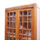 Vintage wooden showcase cabinet
