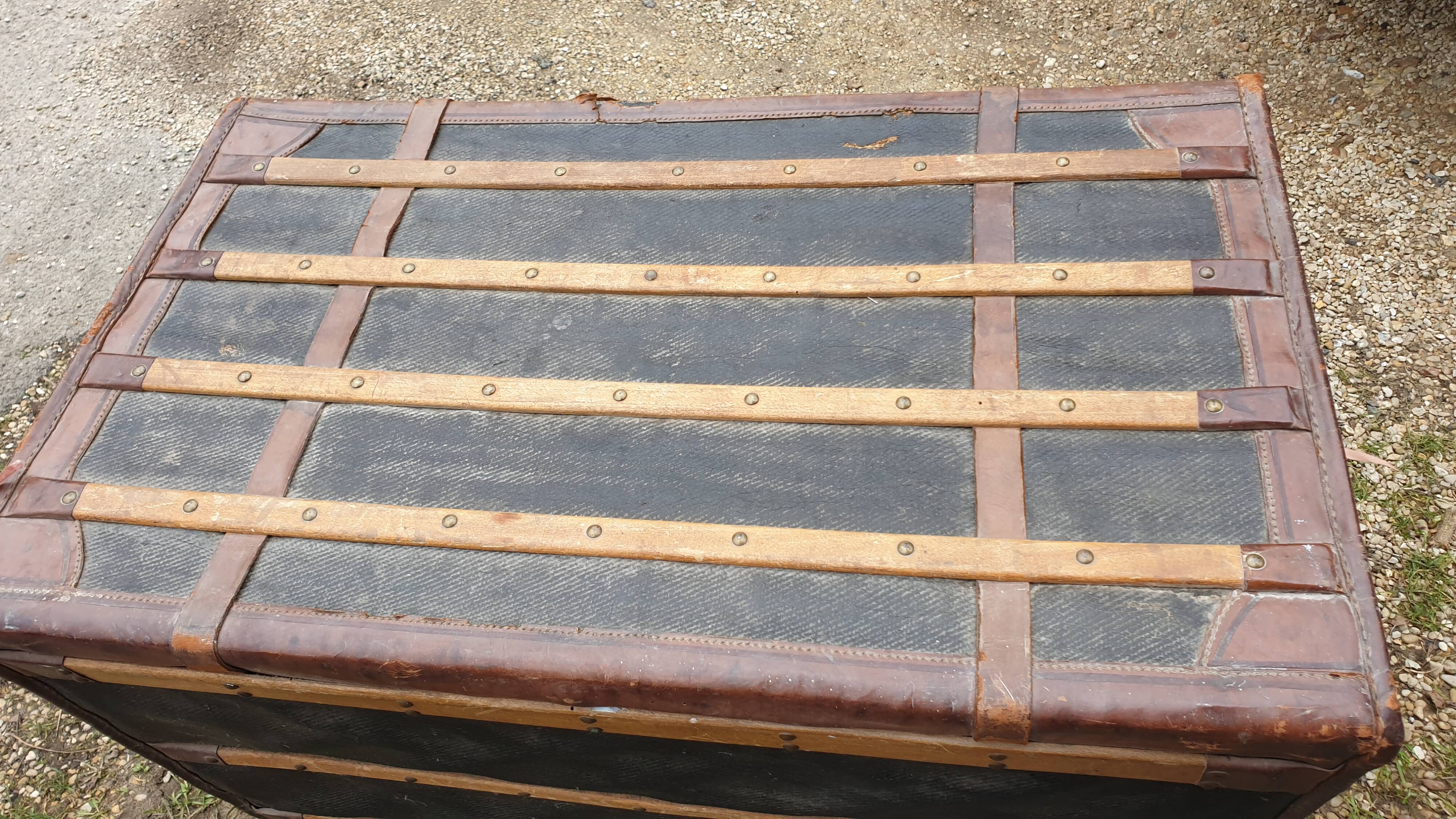 Late 19th century travel trunk