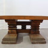 Brutalist elm coffee table