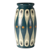 Vase Art Déco signé Léon Elchinger, Soufflenheim, années 1920