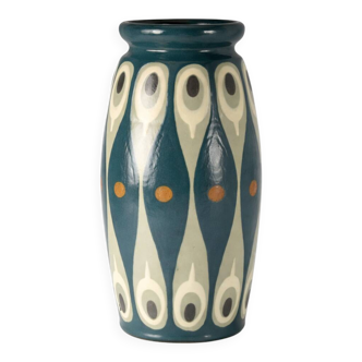 Art Deco vase signed Léon Elchinger, Soufflenheim, 1920s